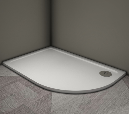 Душевой поддон Veconi Tezeo stone TZ-11L, (100x80) TZ11L-10080A-01-19C3