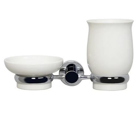 Стакан для зубных щеток и мыльницы Wasserkraft K-24226 SET1514
