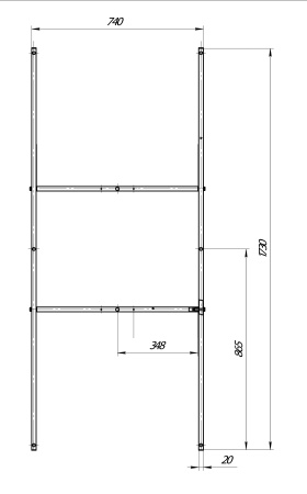 Рама разборная Marka One  ПУ 180х80 03пу1880