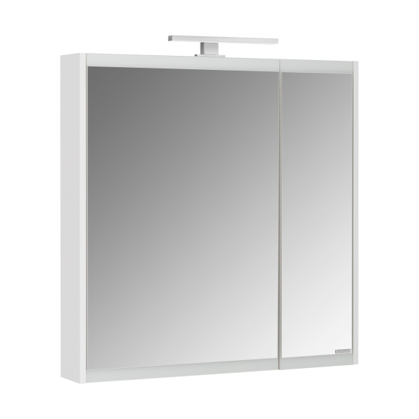 Зеркальный шкаф Aquaton Нортон 80 белый 1A249202NT010