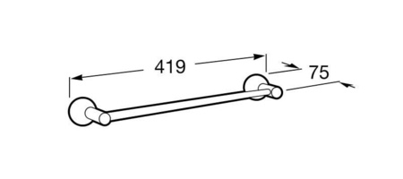 Полотенцедержатель Roca Superinox 815685001