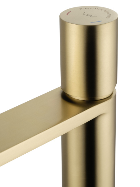 Смеситель для раковины WONZON & WOGHAND, брашированное золото WW-101-BG Смеситель для раковины WONZON & WOGHAND, брашированное золото WW-101-BG