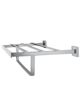 Полотенцедержатель с полкой WONZON & WOGHAND FLAT, хром WW-9781