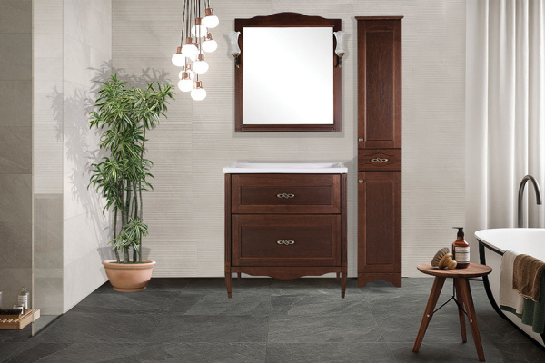 Тумба под раковину ASB-Woodline   Римини Nuovo 80 10182 (коричневый)