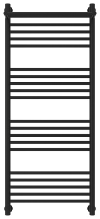 Полотенцесушитель Водяной Сунержа Богема с полкой + (120х50) Матовый Черный 31-0223-1250