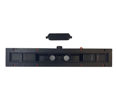 Душевой лоток Veconi Drops Black 550 V550DB
