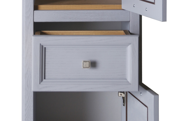 Пенал ASB-Woodline Гранда 40 11488 (серый)