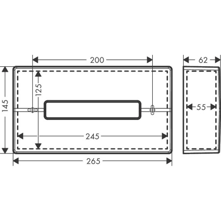 Диспенсер для салфеток Hansgrohe AddStoris 41774140