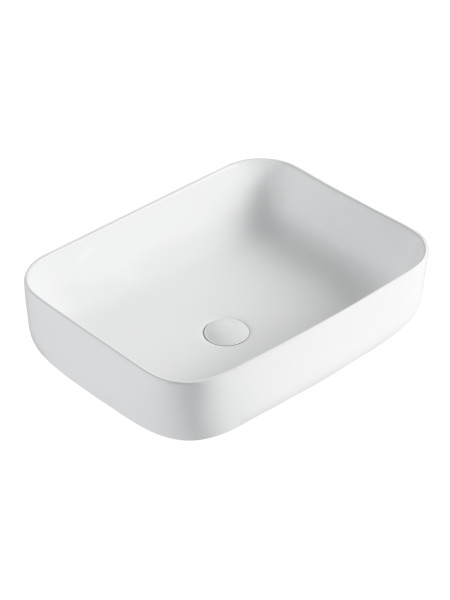 Раковина накладная (50х40) Orange  B05-500W белый глянец