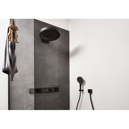 Верхний душ с кронштейном Hansgrohe Rainfinity 360 3jet 26234670 черный матовый