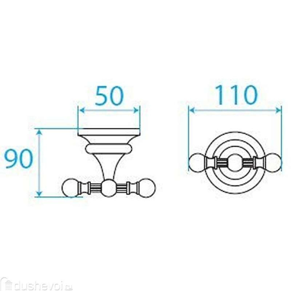 Крючок Cezares Olimp OLIMP-DHK-03/24 Крючок Cezares Olimp OLIMP-DHK-03/24