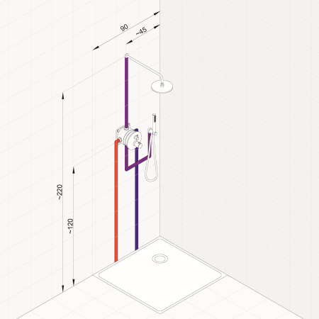 Душевой комплект Kludi Nova Fonte 209303915