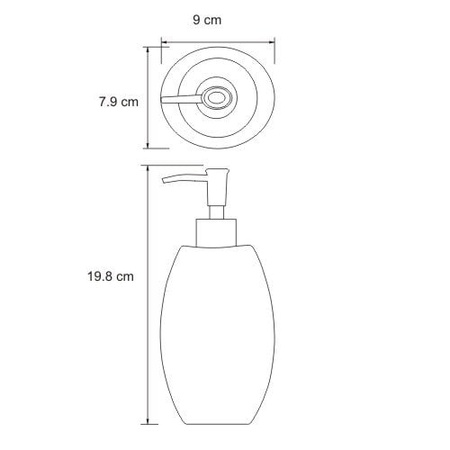 Дозатор для жидкого мыла WasserKRAFT WERRA 8299