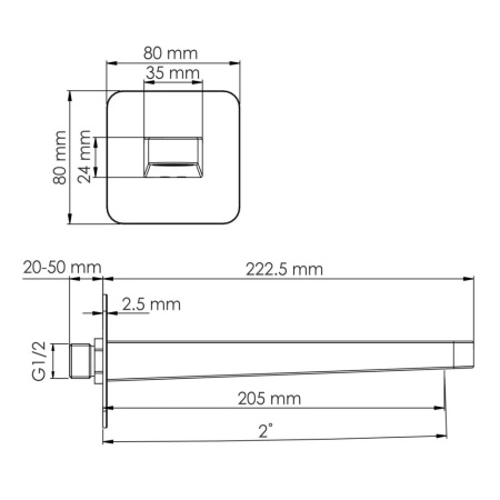 Душевой комплект WasserKRAFT Wern A4258.097.121.275.100.276.298 Thermo