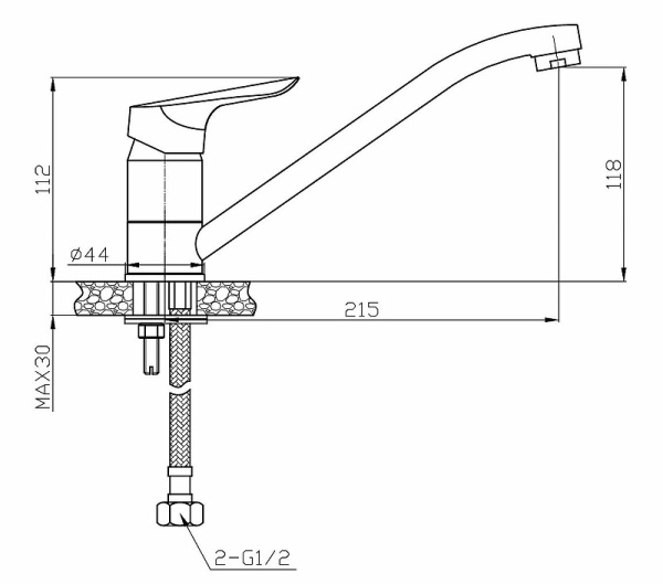 Смеситель для кухни ESKO RIO Rio 05