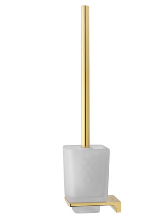 Туалетный ершик в комплекте WONZON & WOGHAND ECLIPSE, глянцевое золото WW-9129-LG