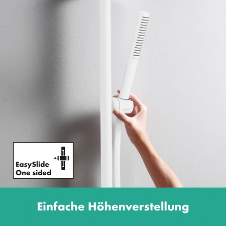 Душевой гарнитур Hansgrohe Pulsify S 1jet EcoSmart+ 24383700 белый матовый 