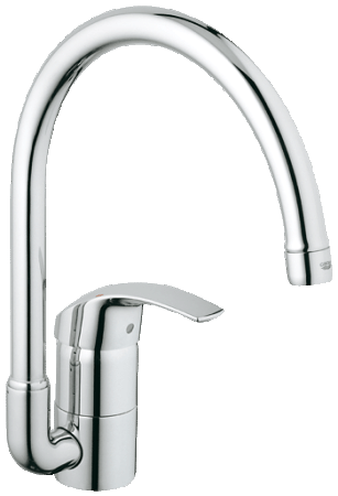 Смеситель однорычажный для мойки, Grohe Eurosmart DN 15 32542 001 (32542001)