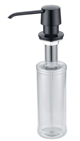 Дозатор для жидкого мыла, встраиваемый Zorg ZR-20 BLACK