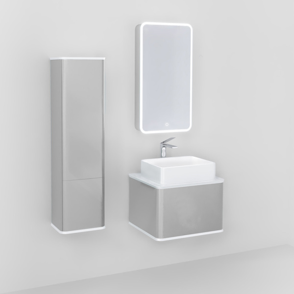 Зеркальный шкаф Jorno Pastel 46 Pas.03.46/GR