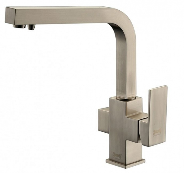 Смеситель для кухни с подключением к фильтру Zorg ZR 311 YF-NICKEL