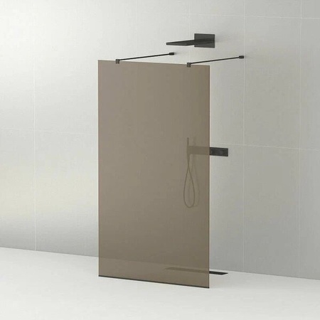 Душевая перегородка 110 см CEZARES LIBERTA LIBERTA-L-2-110-120-BR-NERO