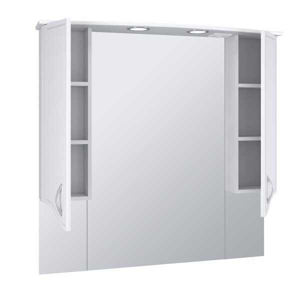 Зеркальный шкаф Runo  Севилья 105 (00000000596)