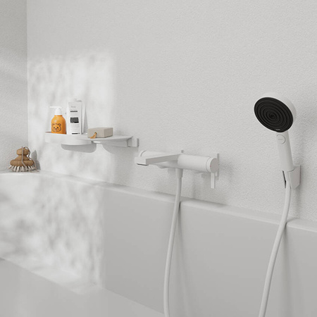 Полка Hansgrohe WallStoris 27915700 белый матовый