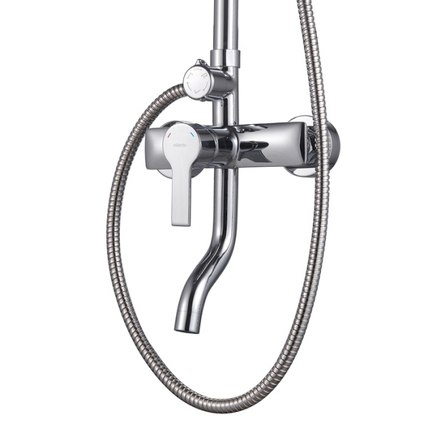 Душевая система Milardo Stripe STRSB1FM06 Душевая система Milardo Stripe STRSB1FM06