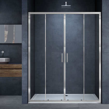 Душевая дверь Vincea Alpha VDS-3AL2170MT, (170х190)  хром, стекло текстурное