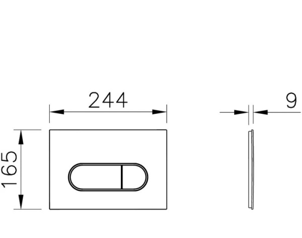 Клавиша смыва Vitra Root Round 740-2280