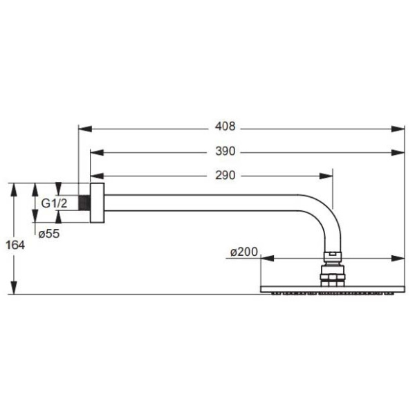 Душевой комплект 4в1 Ideal Standard Ceraflex BC447AA