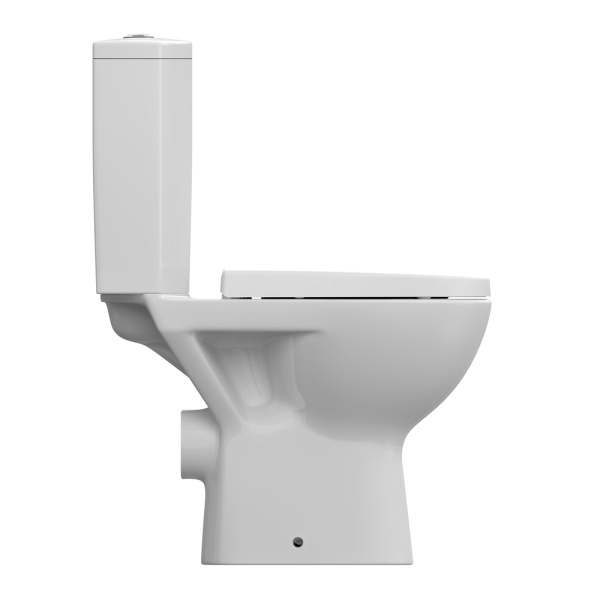 Унитаз напольный безободковый Cersanit PARVA Clean On 011 3/6 DPL EO S-KO-PA011-3/6-COn-DL-w