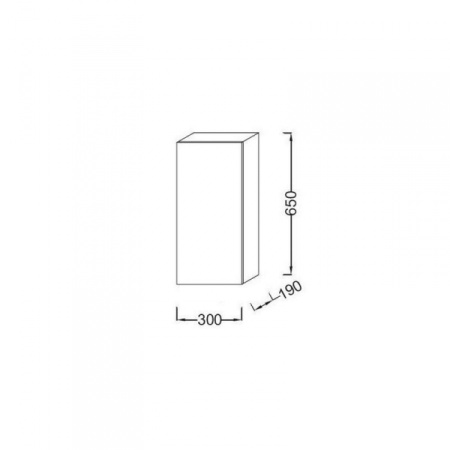 Шкаф подвесной Jacob Delafon Parallel EB513D-E10