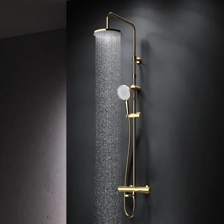 Душевая система с изливом AM.PM X-Joy F0785A500 золото