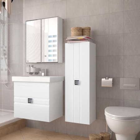 Зеркало-шкаф Style Line Амарант 60 (60x73) ЛС-00000351 белый