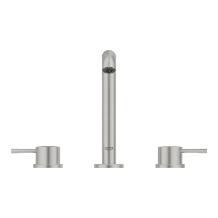 Смеситель для раковины на три отверстия Grohe Essence New 20296 DC1 (20296DC1) суперсталь
