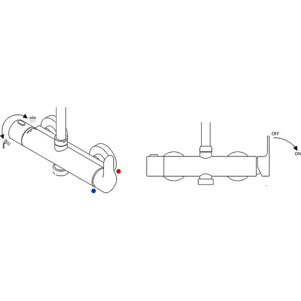 Душевая система Ravak DS X07P643