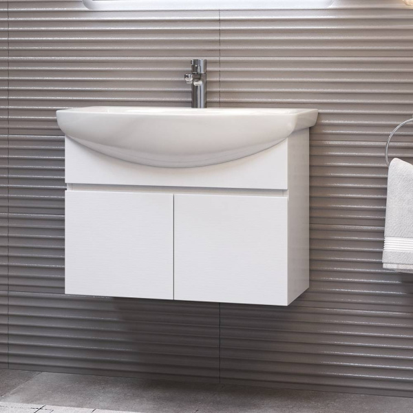 Тумба под раковину подвесная VIGO Wing 70 tp.WIN.BAL.70.2D белый