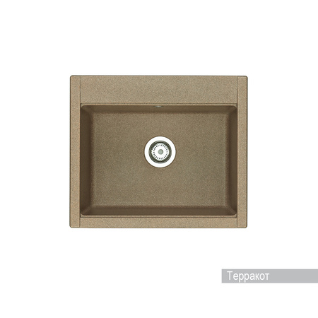 Кухонная мойка Aquaton Делия 60 1A715232LD270 терракот