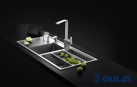 Кухонная мойка (100х50,6) Oulin OL-FTR201R