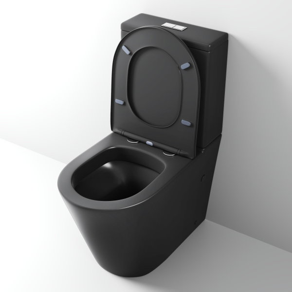 Унитаз напольный безободковый Grossman  GR-4458BMS с сиденьем микролифт