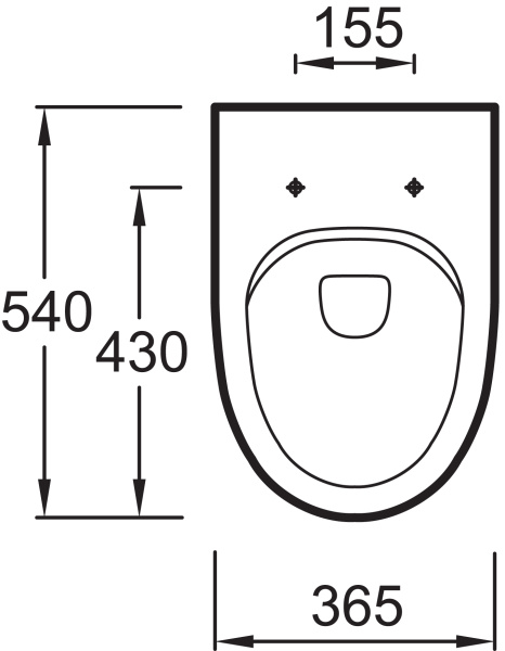 Крышка-сиденье Jacob Delafon Odeon Up 8407K-00