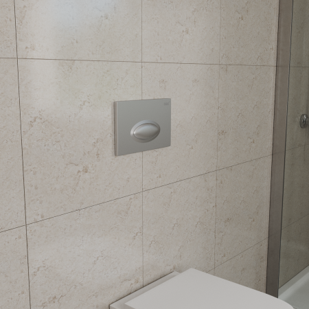 Клавиша смыва D&K Rhein.Marx DB1399002 матовый хром