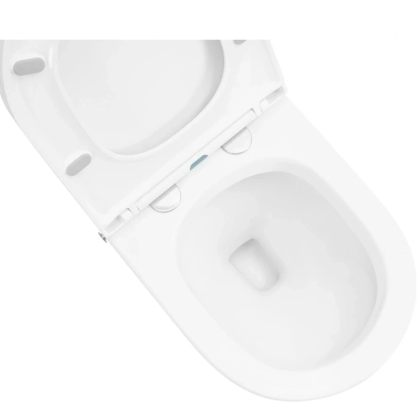 Унитаз ABBER Bequem AC1108P импульсный подвесной белый, безободковый