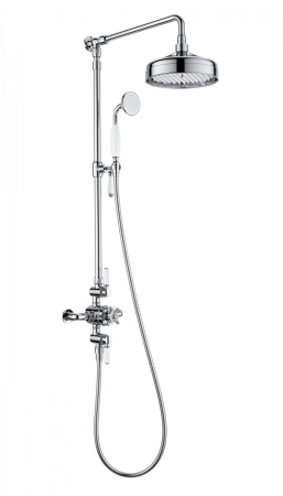 Душевая система с термостатом WONZON & WOGHAND RETRO, хром WW-B3041-CR