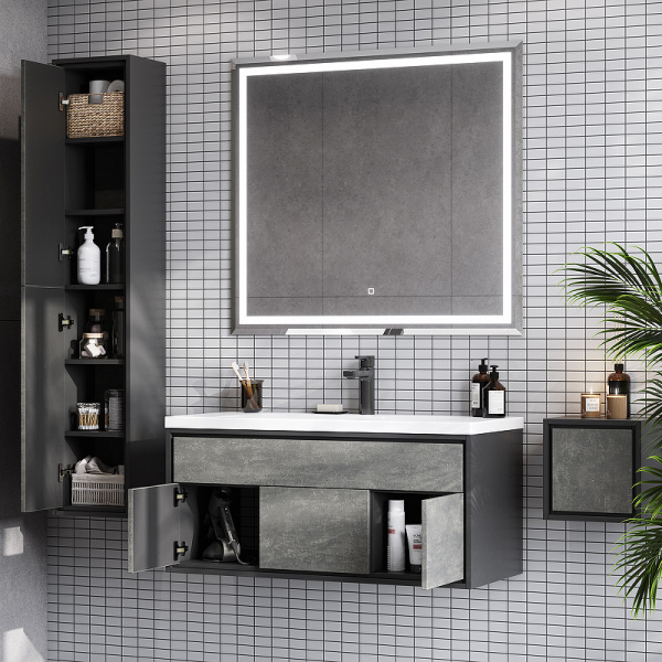 Тумба с раковиной Aquaton Уэльс 80 1A2679K1WA6A0