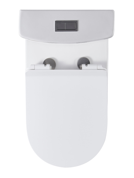 Унитаз-компакт безободковый Orange C07-050W с микролифтом TORNADO, белый