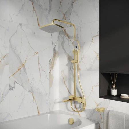 Душевая система Grossman Pragma 500.K35.03.320 золото сатиновый