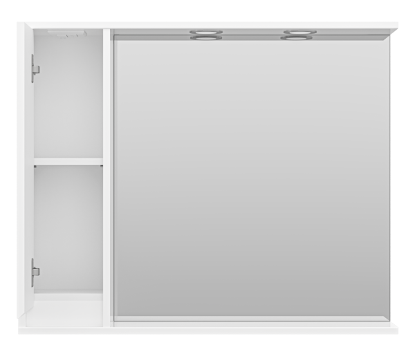 Зеркало-шкаф (88х72) Misty Алиса 90 левый Э-Али04090-01Л